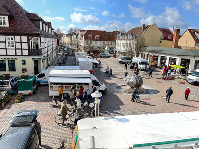 Foto des Albums: Erster PriMa-Treff auf dem Pritzwalker Wochenmarkt