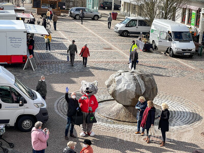 Foto des Albums: Erster PriMa-Treff auf dem Pritzwalker Wochenmarkt
