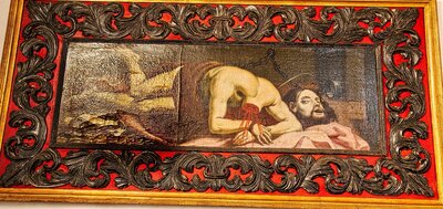 Antipendiumbild: Leichnam des enthaupteten Johannes 
