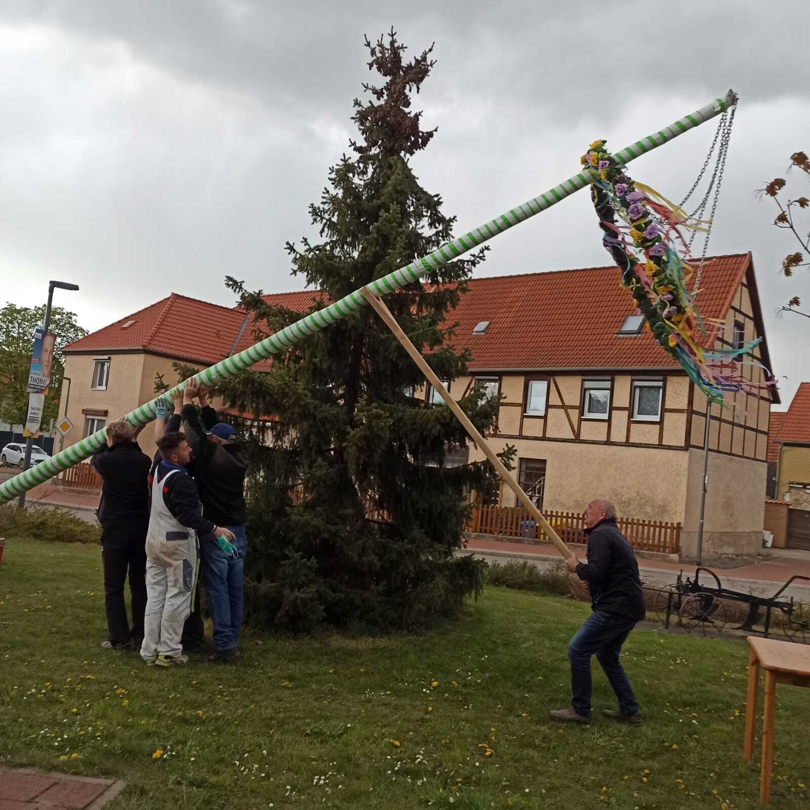 Bild : Aufstellung Maibaum 2021 (7)