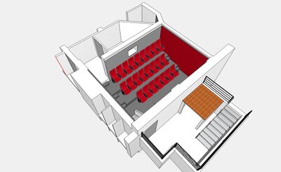 Kaum vorstellbar: Im einstigen Kohlenkeller soll ein neues Kino entstehen. Grafik Architekturb&uuml;ro Robert  (Bild vergr&ouml;&szlig;ern)