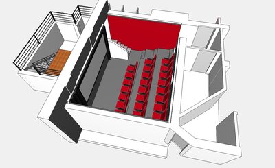 Kaum vorstellbar: Im einstigen Kohlenkeller soll ein neues Kino entstehen. Grafik Architekturb&uuml;ro Robert  (Bild vergr&ouml;&szlig;ern)