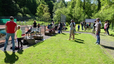 Samstags ab 10 Uhr trainiert die U9 