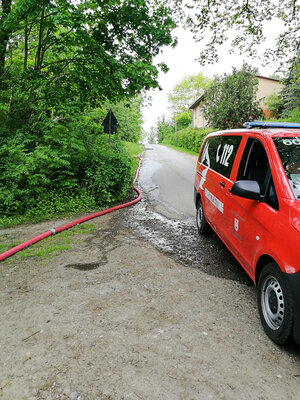 Insgesamt wurden auf 900 Metern L&auml;nge 45 B-Schl&auml;uche verlegt. Foto: Frank Herrling  (Bild vergr&ouml;&szlig;ern)