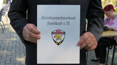 Vorschaubild: Ehrenurkunde des Kreisfeuerwehrverbandes Havelland e  V