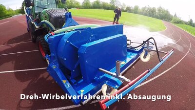 Foto des Albums: Reinigung der Sportflächen auf dem Sportgelände des TSV Kirchdorf ... (08. 06. 2021)