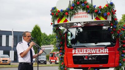 Foto des Albums: Drehleiter der Feuerwehr Hörstel feierlich eingeweiht