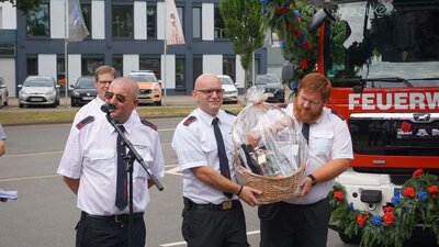 Foto des Albums: Drehleiter der Feuerwehr Hörstel feierlich eingeweiht