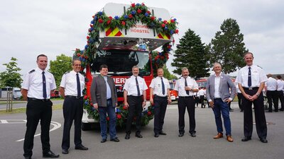 Foto des Albums: Drehleiter der Feuerwehr Hörstel feierlich eingeweiht