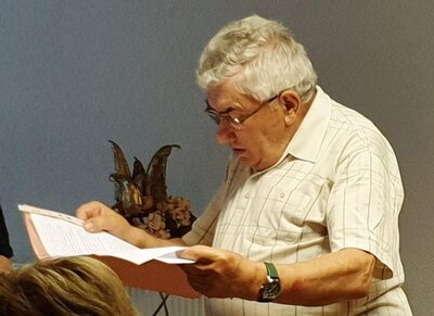 Der ehemalige Vereinsvorsitzende Otto Nittmann erinnerte an die Urspr&uuml;nge des Vereinslebens. Quelle:&nbsp;Frank B&uuml;rstenbinder  (Bild vergr&ouml;&szlig;ern)