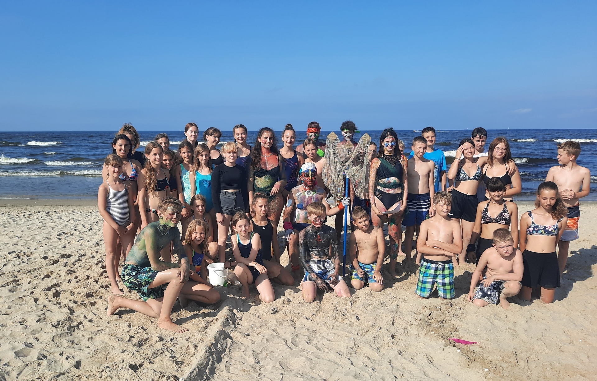 Bild: Gruppenfoto mit Neptun, Nixen und Fänger
