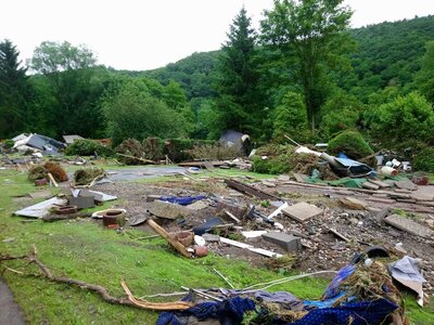 Fotoalbum Bilder aus den Katastrophengebieten der Eifel