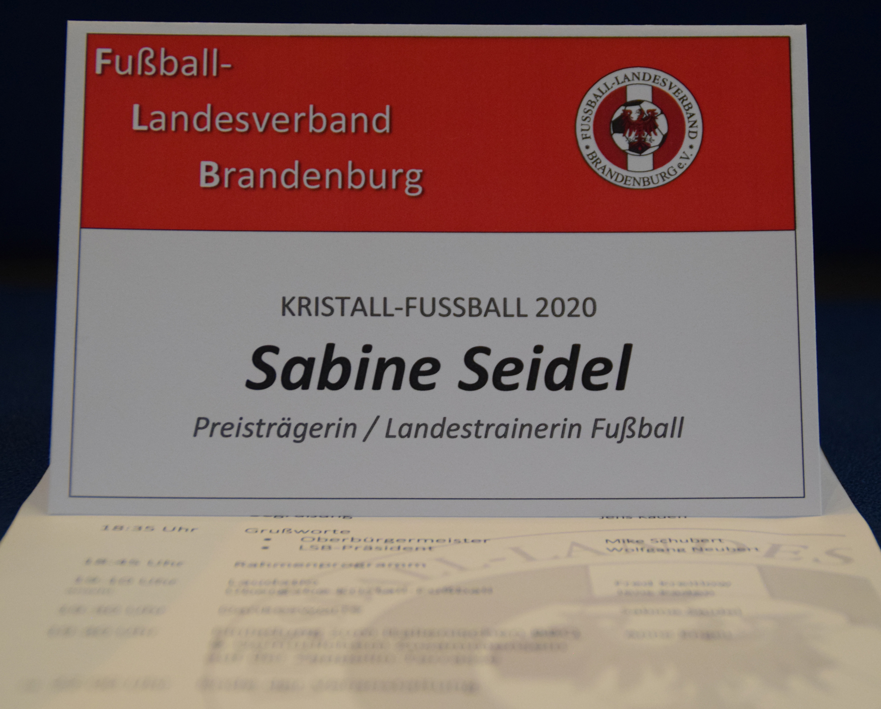 Bild: ... geehrt - Sabine Seidel.