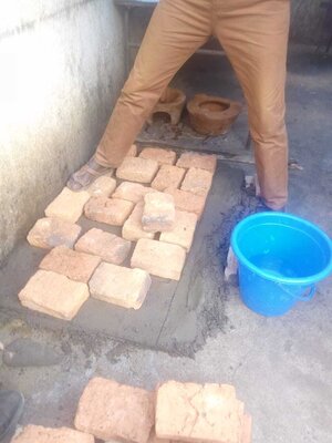 Foto des Albums: Construction of an energy-saving stove in July 2021