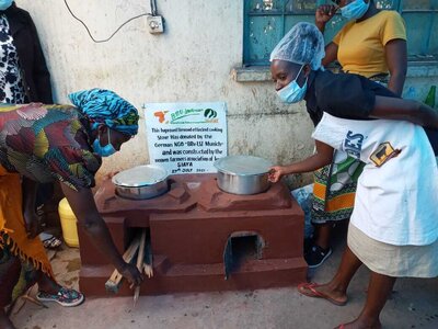 Foto des Albums: Construction of an energy-saving stove in July 2021