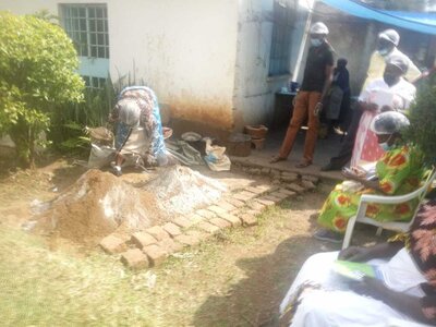 Foto des Albums: Construction of an energy-saving stove in July 2021