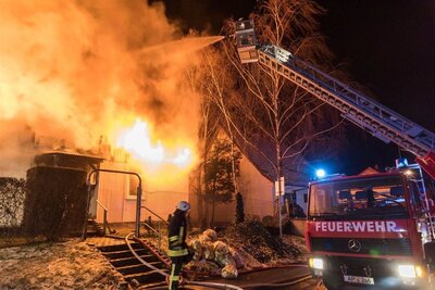 Vorschaubild: Brand einer Obdachlosenunterkunft