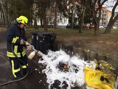 Vorschaubild: Mülltonnenbrand Hanfstraße