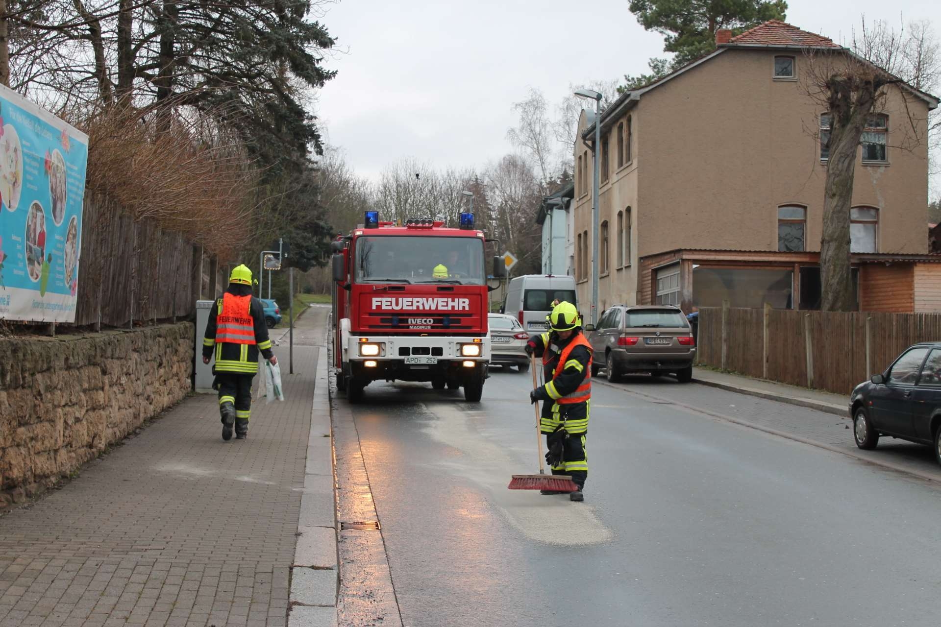 Bild: Ölspur im Stadtgebiet 3