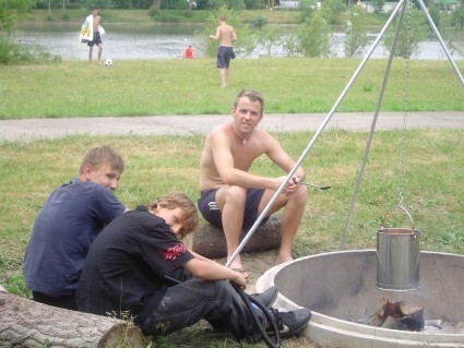 Bild: Und warten bis es endlich warm ist.