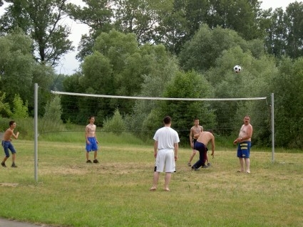 Bild: oder Volleyball-Spiel.