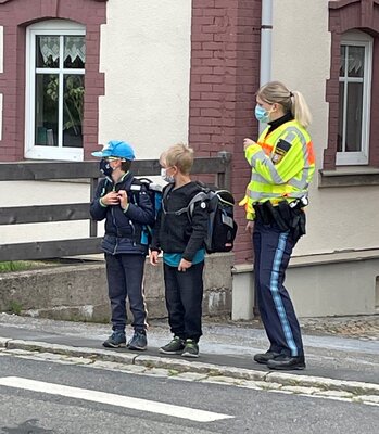 Foto des Albums: Sicherheitstraining der 1. Klassen mit der Polizei (20. 09. 2021)