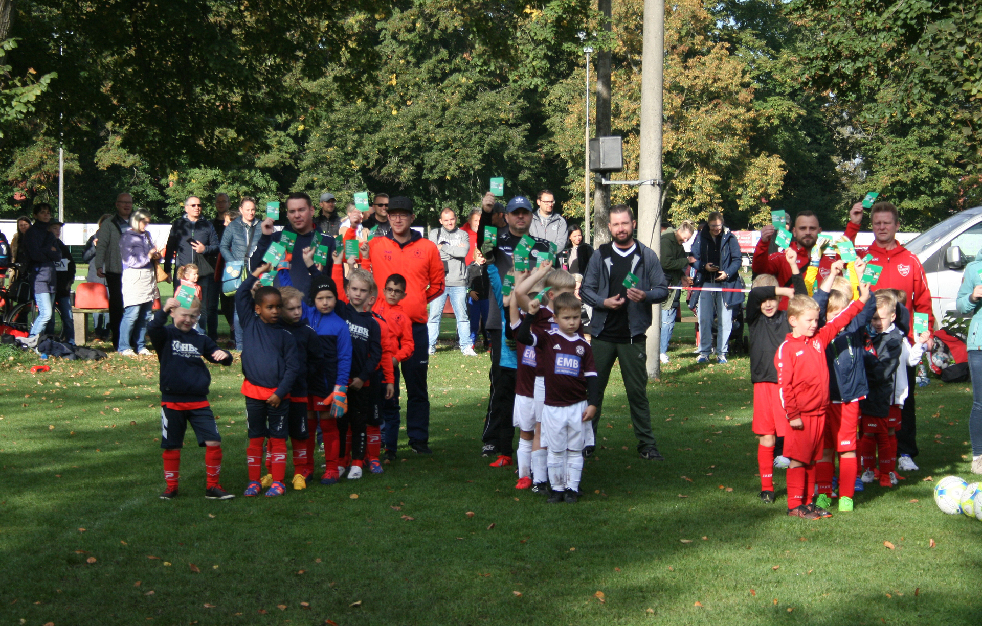 Bild: Beim Turnier der F-Junioren