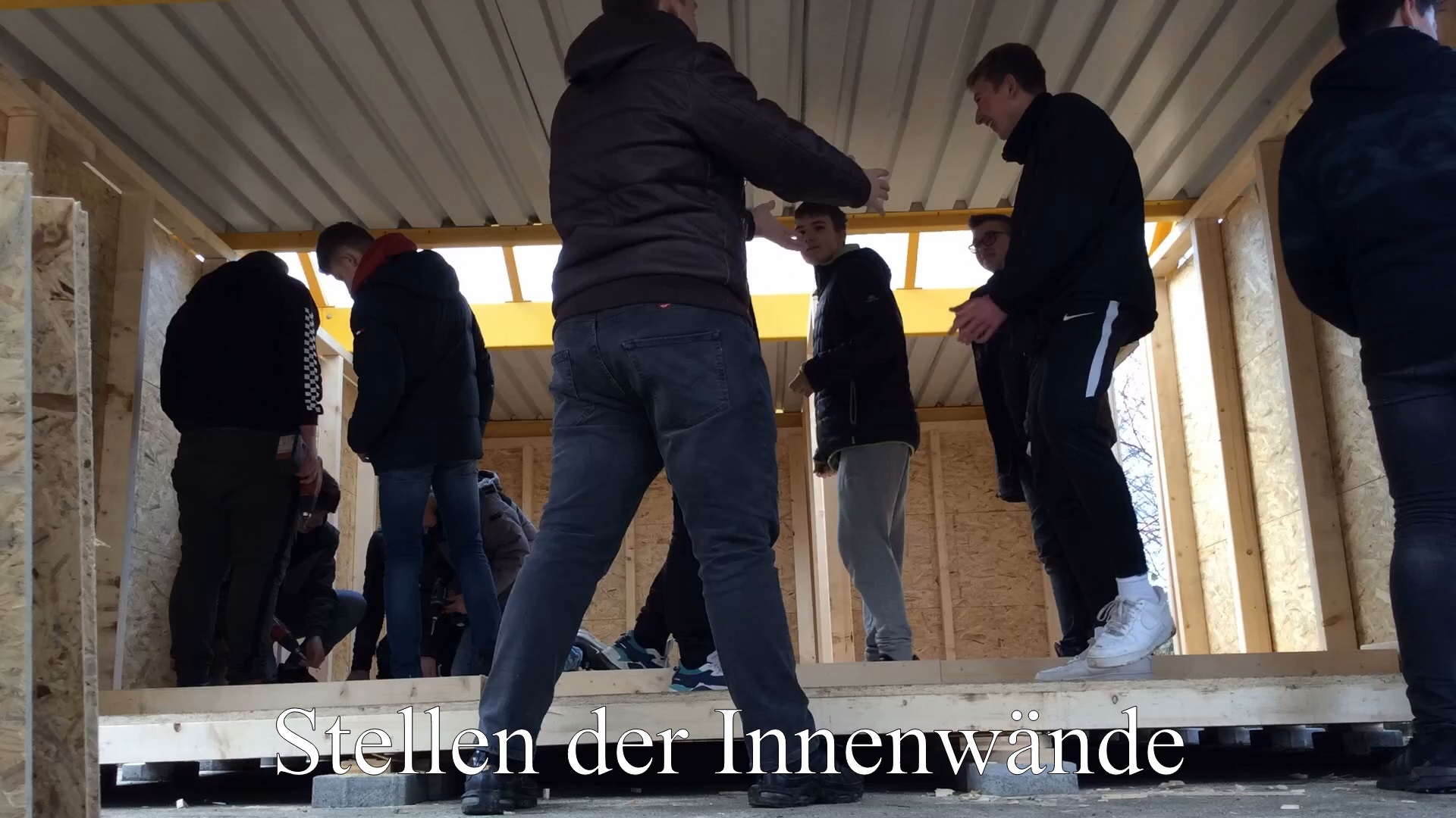 Bild: Stellen der Innenwände