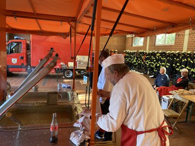 Foto des Albums: Erbsensuppe für den Förderverein Freibad Bippen
