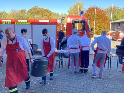 Foto des Albums: Erbsensuppe für den Förderverein Freibad Bippen