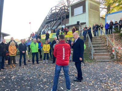 Foto des Albums: Ministerpräsident Dr. Woitke besucht den WSV 1923