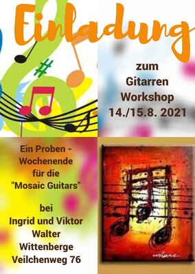 Foto des Albums: Gitarrenworkshop der Mosaic Guitars