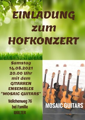 Foto des Albums: Gitarrenworkshop der Mosaic Guitars
