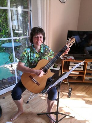 Foto des Albums: Gitarrenworkshop der Mosaic Guitars