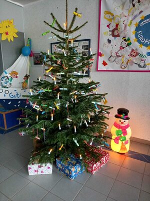 Vorschaubild: Wünsche-Weihnachtsbaum der GutsMuths-Grundschule