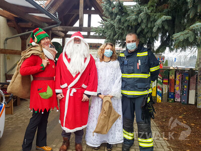 In der Kita Kinderland freuten sich die Kinder &uuml;ber den &uuml;berraschenden Besuch. Foto: Franziska Liebing  (Bild vergr&ouml;&szlig;ern)