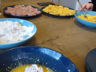 Foto des Albums: Chicken Nuggets mit Kartoffelspalten