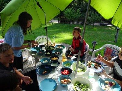 Foto des Albums: Gesund! Salat mit Hähnchenstreifen