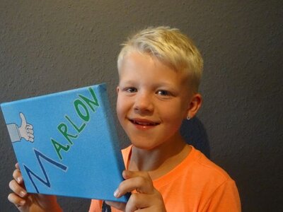 Foto des Albums: Sommerferienaktion: Leinwand gestalten mit Kids