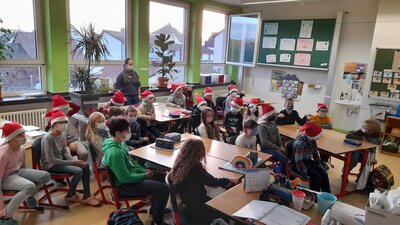 Foto des Albums: Videochat mit der französischen Partnerschule