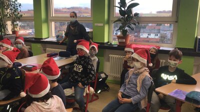 Foto des Albums: Videochat mit der französischen Partnerschule