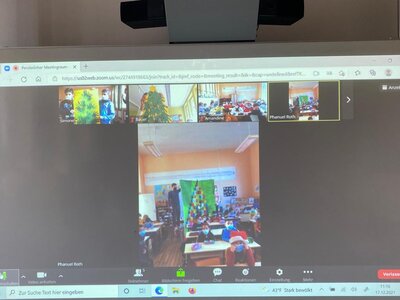 Foto des Albums: Videochat mit der französischen Partnerschule