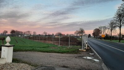 Baustelle aus Richtung Roermonder Stra&szlig;e am 11.01.2022  (Bild vergr&ouml;&szlig;ern)