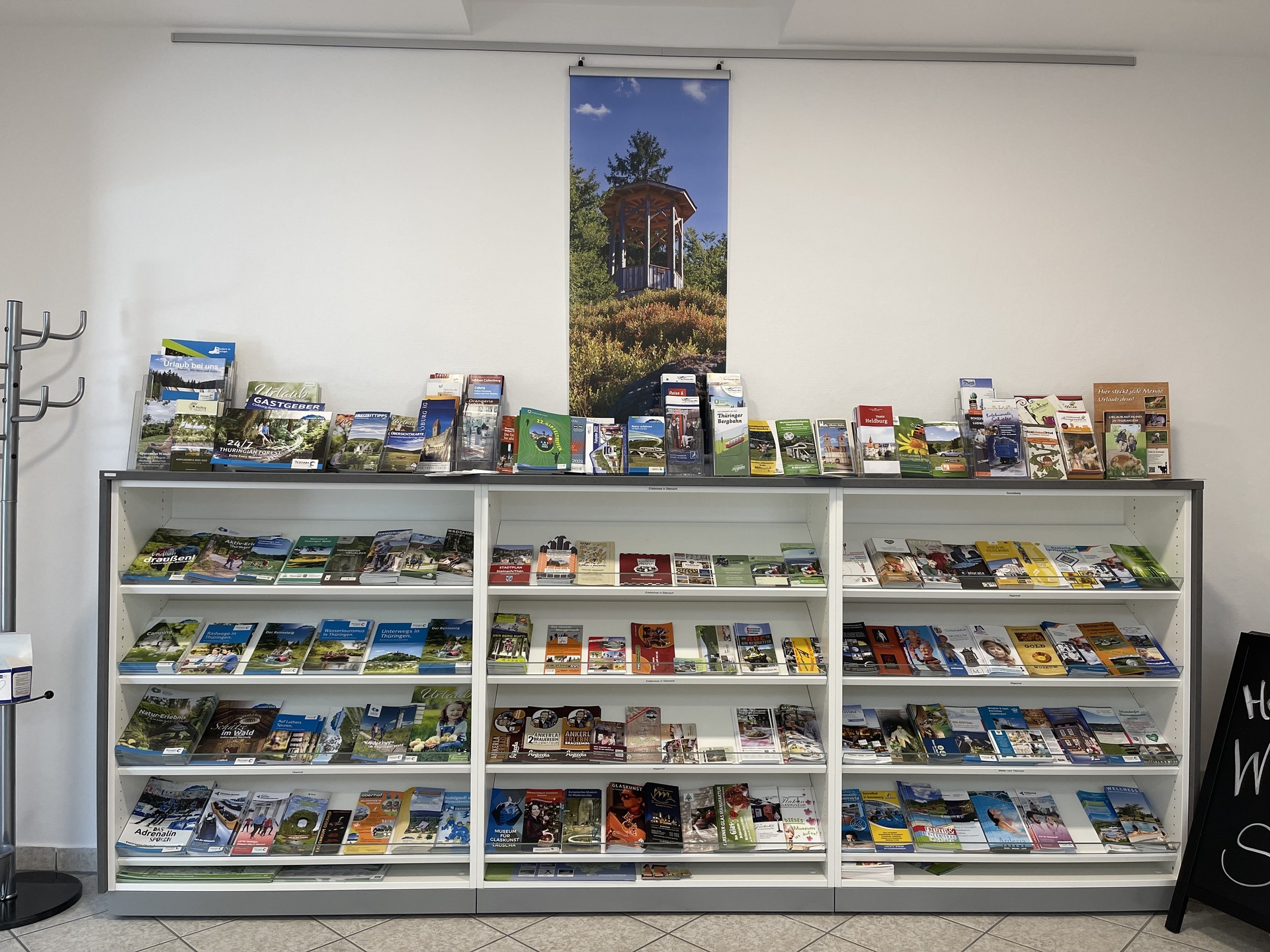 Bild: Vielseitiges Angebot an Informationsmaterial