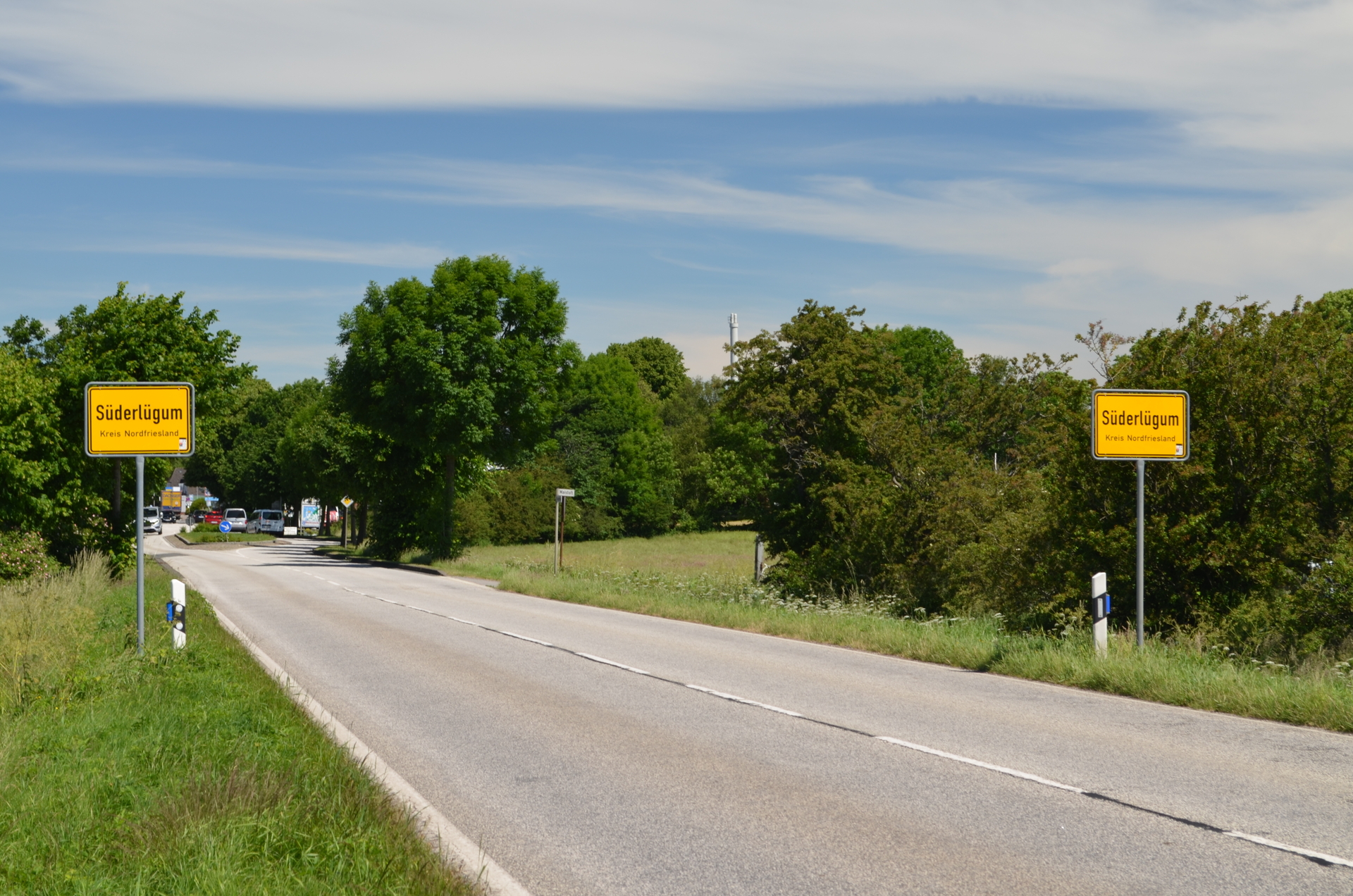 Bild : Südl. Ortseinfahrt