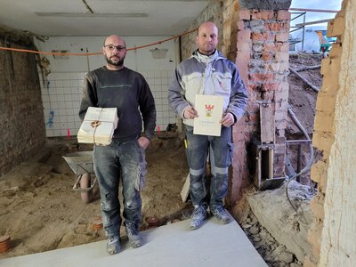 Foto des Albums: Überraschender Fund im Mauerwerk