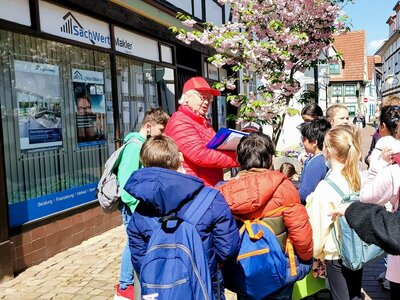 Ausflug 4a Hameln (Buchhandlung und Stadtf&uuml;hrung) 