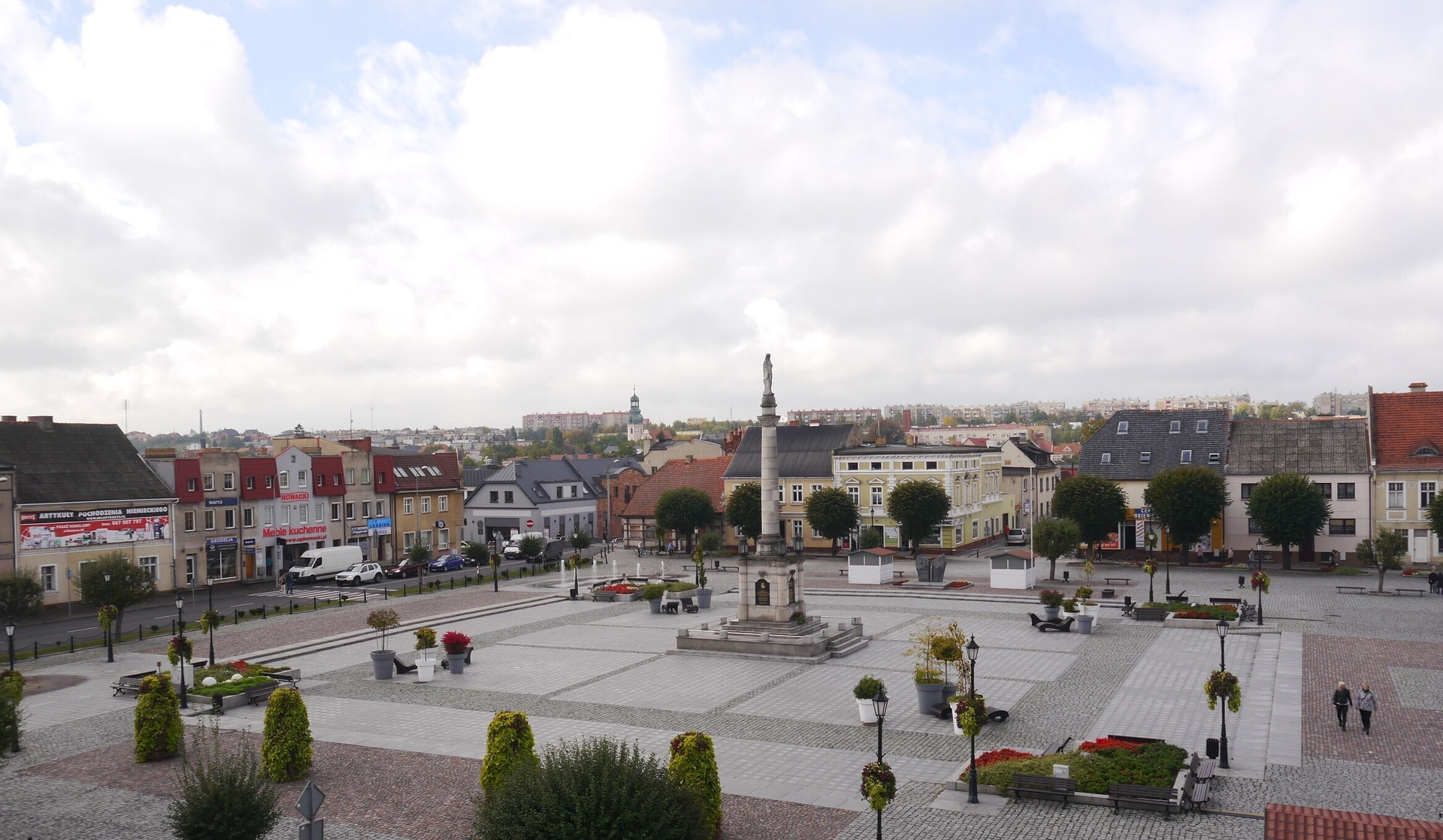Bild: Blick auf den Marktplatz von Gostyn