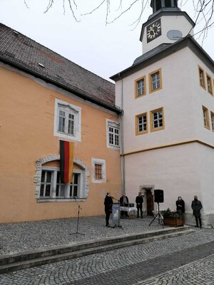 Foto des Albums: Friedenskundgebung - am 04.03.2022 auf dem Marktplatz Bad Tennstedt