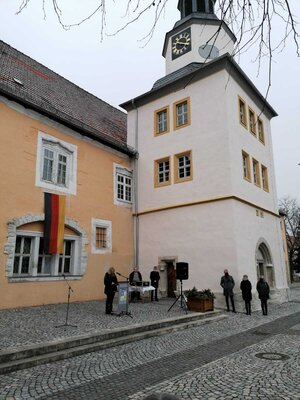 Foto des Albums: Friedenskundgebung - am 04.03.2022 auf dem Marktplatz Bad Tennstedt